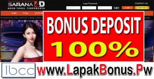 SARANA4D – Bonus Deposit 100% Slots Game Buat Member Baru