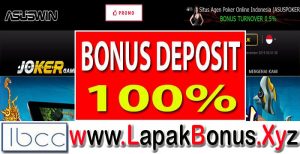 ASUSWIN – Bonus Deposit 100% Slots Game Buat Member Baru