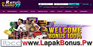 RATUCASINO777 – Bonus Deposit 100% Slots Game Buat Member Baru