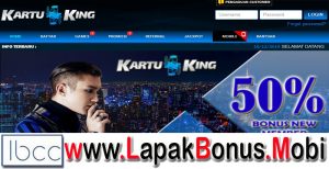 KARTUKING – Bonus New Member 50%