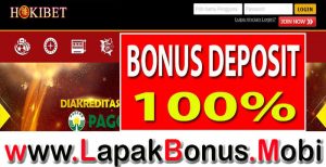 HOKIBET – BONUS DEPOSIT PERDANA 100% MEMBER BARU SLOT GAME