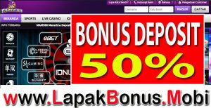 MAMI188 – WELCOME BONUS DEPOSIT 50% SPORTS-CASINO MEMBER BARU