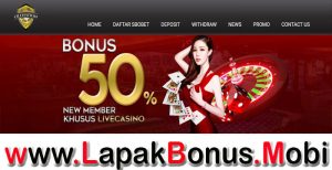 OLENATION – BONUS 50% DEPOSIT PERTAMA MEMBER BARU LIVE CASINO