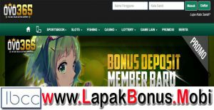 OVO365 – WELCOME BONUS DEPOSIT SLOT GAME 100% MEMBER BARU