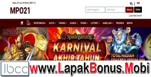 MPO21 – BONUS DEPOSIT 100% SLOT GAME MEMBER BARU