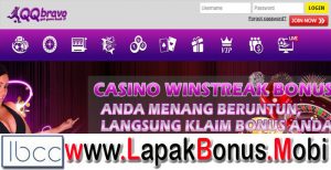 QQBRAVO – BONUS DEPOSIT 100% SLOT GAME MEMBER BARU