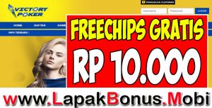 VICTORYPOKER – FREECHIPS GRATIS RP 10.000 TANPA DEPOSIT