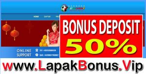 KEDAICASINO – BONUS DEPOSIT SPORTSBOOK 50 % MEMBER BARU