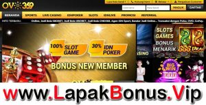 OVO369 – WELCOME BONUS DEPOSIT 100% SLOT GAMES MEMBER BARU