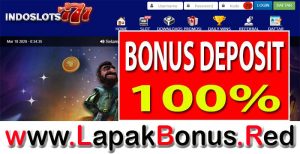 INDOSLOTS777 – WELCOME BONUS DEPOSIT 100% SLOT GAMES MEMBER BARU