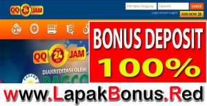 QQ24JAM – WELCOME BONUS DEPOSIT 100% SLOT GAMES MEMBER BARU