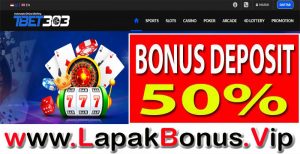 TBT303 – WELCOME BONUS DEPOSIT 50% LIVE CASINO MEMBER BARU