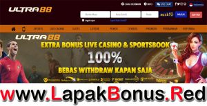 ULTRA88 – EXTRA BONUS DEPOSIT 100% LIVE CASINO MEMBER BARU