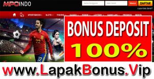 MPOINDO – BONUS DEPOSIT 100% SLOT GAMES MEMBER BARU