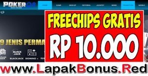 POKERQ8 – FREECHIPS GRATIS RP 10.000 TANPA DEPOSIT