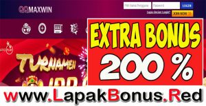 QQMAXWIN – EXTRA BONUS DEPOSIT 200% SLOT GAMES MEMBER BARU