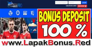 VELBETTPRO – WELCOME BONUS DEPOSIT 100% SLOT GAMES MEMBER BARU