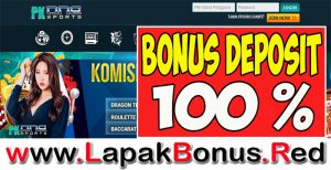 PKONESPORTS – WELCOME BONUS DEPOSIT 100% SLOT GAMES MEMBER BARU