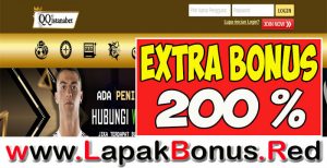 QQISTANABET – EXTRA BONUS DEPOSIT 200% SLOT GAMES MEMBER BARU