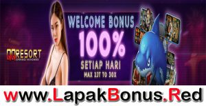 QQRESORT – WELCOME BONUS DEPOSIT 100% SLOT GAMES MEMBER BARU