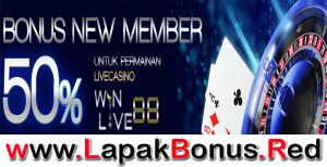 WINLIVE88 – WELCOME BONUS DEPOSIT 50% LIVE CASINO MEMBER BARU