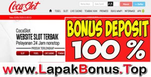 COCASLOT – WELCOME BONUS DEPOSIT SLOT GAMES 100% MEMBER BARU