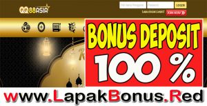 QQ88ASIA – WELCOME BONUS DEPOSIT 100% SLOT GAMES MEMBER BARU