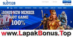 SLOT328 – WELCOME BONUS DEPOSIT 100% SLOT GAMES MEMBER BARU