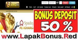 UANG4D – WELCOME BONUS DEPOSIT 50% SLOT GAMES MEMBER BARU