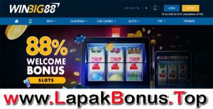 WINBIG88 – WELCOME BONUS DEPOSIT 88% SLOT GAMES MEMBER BARU