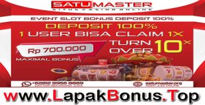 SATUMASTER – WELCOME BONUS DEPOSIT 100% SLOT GAMES