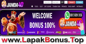 JANDA4D – WELCOME BONUS DEPOSIT 100% SLOT GAMES