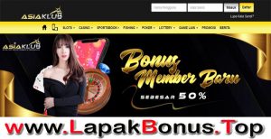 ASIAKLUB – WELCOME BONUS 50% SPORTSBOOK MEMBER BARU