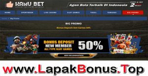 KAMUBET – WELCOME BONUS DEPOSIT 50% SLOT GAMES MEMBER BARU