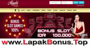 MIYABIPLAY – WELCOME BONUS DEPOSIT 100% SLOT GAMES MEMBER BARU