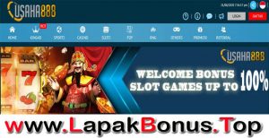 USAHA888 – WELCOME BONUS DEPOSIT 100% SLOT GAMES MEMBER BARU