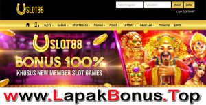 USLOT88 – WELCOME BONUS DEPOSIT 100% SLOT GAMES MEMBER BARU