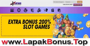 JPDEWA – EXTRA BONUS DEPOSIT 200% SLOT GAMES MEMBER BARU