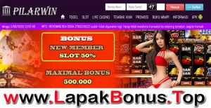 PILARWIN – WELCOME BONUS DEPOSIT 50% SLOT GAMES MEMBER BARU