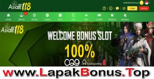 ASIABET118 – WELCOME BONUS DEPOSIT 100% SLOT GAMES MEMBER BARU