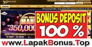 LVOBET – WELCOME BONUS DEPOSIT 100% SLOT GAMES MEMBER BARU