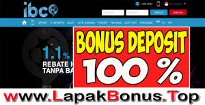 IBC9 – WELCOME BONUS DEPOSIT 100% SLOT GAMES MEMBER BARU