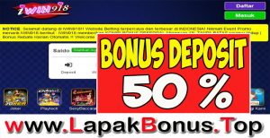 IWIN918 – WELCOME BONUS DEPOSIT 50% SPORTSBOOK MEMBER BARU