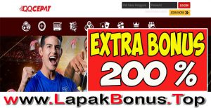 QQCEPAT – EXTRA BONUS DEPOSIT 200% SPORTSBOOK MEMBER BARU