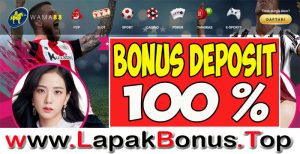 WAMA88 – WELCOME BONUS DEPOSIT 100% SLOT GAMES MEMBER BARU