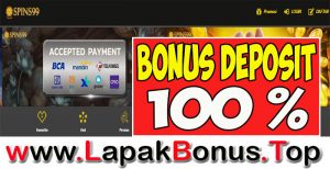 SPINS99 – WELCOME BONUS DEPOSIT 100% SLOT GAMES MEMBER BARU