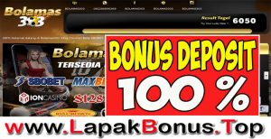 BOLAMAS303 – WELCOME BONUS DEPOSIT 100% SLOT GAMES MEMBER BARU