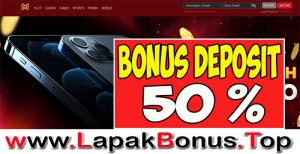 MAINCUY – WELCOME BONUS DEPOSIT 50% SPORTSBOOK MEMBER BARU