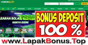 NANASLOT – WELCOME BONUS DEPOSIT 100% SLOT GAMES MEMBER BARU