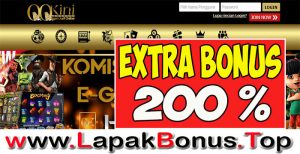 QQKINI – EXTRA BONUS DEPOSIT 200% SPORTSBOOK MEMBER BARU